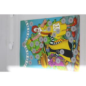 🎄 Vintage 1986 McDonald’s Canada Holiday Scratch Advent Calendar Christmas card